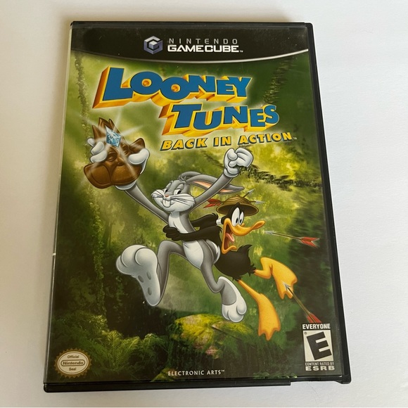 Looney Tunes Back in Action Nintendo GameCube 2003 Tested Works Scratched Disc - Picture 1 of 8